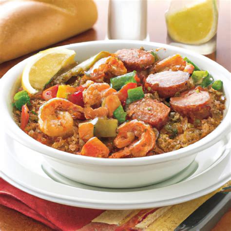 Shrimp, Sausage, and Fish Jambalaya .